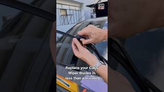 Replace Car’s Wiper Blades in less than one minute  DIY [upl. by Ilbert]