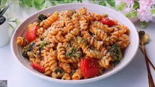 Easiest amp Most Delicious Pasta youll ever make A Quick amp Easy Vegetarian Dinner Pasta Recipe [upl. by Tips]