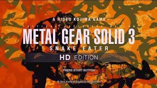 METAL GEAR SOLID 3 SNAKE EATER  MASTER COLLECTION VOL 1 [upl. by Nnoved910]