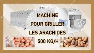 Machine À Griller Les Arachides 500 KgH  Torréfacteur DArachide [upl. by Eelnodnarb]