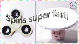 DIY CAKE FIDGET SPINNER Turntable ❤️ Baking Hack Dessert Cake Craft Ideas [upl. by Nerua]