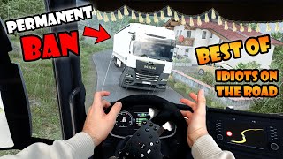 BEST OF Idiots on the road  ETS2MP  Ep 91100  Tony 747  Best moments  REAL Hands [upl. by Adnuhsal]