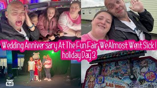 Wedding anniversary at tir prince fun fair we almost went sick  Holiday day3 palins holiday park [upl. by Brunell]