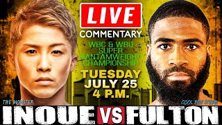 🔴LIVE Naoya Inoue vs Stephen Fulton Full Fight Commentary WBC amp WBO Super Bantamweight Championship [upl. by Aryajay]