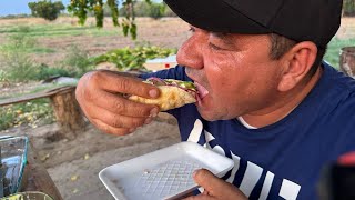 Cocinamos pez espada en filetes asados y con aderezo que preparo compa borre [upl. by Attwood326]