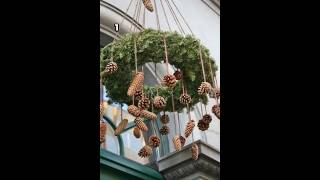 POMYSŁY NA ŚWIĄTECZNE DEKORACJE Z SZYSZEK shorts diy christmasdecorations [upl. by Ahsinhoj]