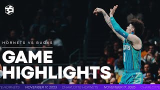 Game Highlights Hornets vs Bucks  11172023 [upl. by Ylrebnik444]