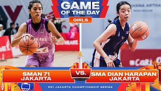 SMAN 71 JAKARTA VS SMA DIAN HARAPAN JAKARTA [upl. by Goeger]