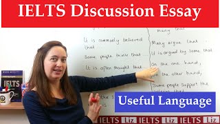 IELTS Discussion Essay Useful Academic Expressions [upl. by Ardnaxela]