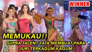 PENAMPILAN MEMUKAU TATA WINNER SUPRA TALENT MISS SUPRANATIONAL 2024  HARASHTA HAIFA ZAHRA [upl. by Ecnedac]