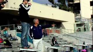 Video of the surprise visit by Michael Phelps to the Swim Pasadena Team [upl. by Bower]