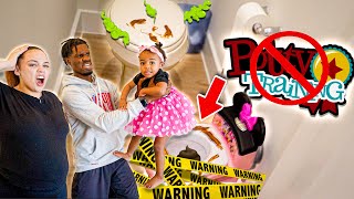 POTTY TRAINING OUR 1 YEAR OLD DAUGHTER BAD IDEA [upl. by Namajneb]