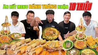 Người Cuối Cùng Ngừng Ăn Hết Menu Bánh Tráng sẽ Thắng 10 Triệu [upl. by Magnusson]