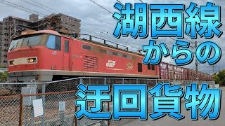 迂回貨物 配6550レ EF510513号機・3095レ EF51010号機・3099レ EF51013号機 琵琶湖線 [upl. by Matthias]