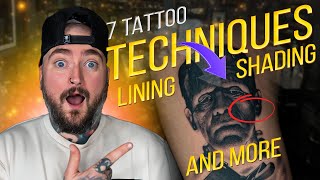 ALL TATTOO TECHNIQUES in ONE VIDEO [upl. by Dang484]