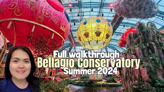 Bellagio Summer 2024 Botanical Display Top Free Attraction in Las Vegas [upl. by Durgy180]