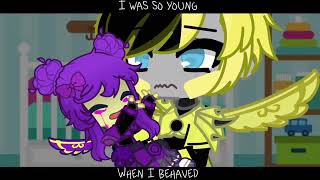 I was so young when I behaved 25 Bumblebee angstOCTransformers animatedGacha life 2 [upl. by Dumanian199]