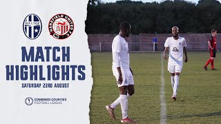 HIGHLIGHTS  HILLTOP VS HAREFIELD UNITED  COMBINED COUNTY FOOTBALL LEAGUE PREMIER DIVISION [upl. by Igal]