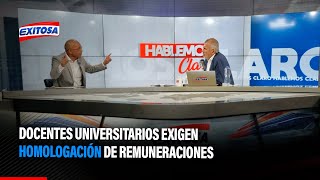 🔴🔵“Creemos que se puede cumplir” Docentes Universitarios exigen homologación de remuneraciones [upl. by Assirat903]