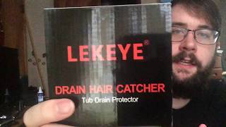 LEKEYE Bathroom Shower Drain Hair Catcher [upl. by Ylen327]