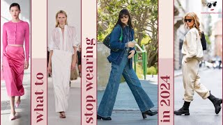 What to STOP Wearing in 2024  These Trends are OUT OF STYLE [upl. by Nye]