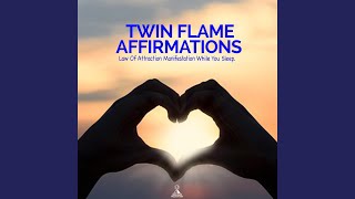 Twin Flame Affirmations Law of Attraction Manifestation While You Sleep [upl. by Grissel396]