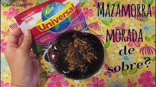 MEJORA tu Mazamorra Morada de SOBRE y mejorada con frutas I Lorentix [upl. by Anelis330]