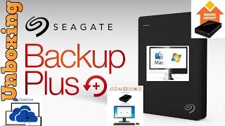 Unboxing  Seagate Backup Plus 5TB Desktop  External Hard Drive  Plus Main Features Overview [upl. by Ailsa344]