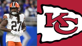 Kansas City Chiefs Sign Kareem Hunt Fantasy Football  NFL News [upl. by Islaen]