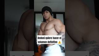 Andoni quiere hacer el volumen definitivo gym fitness bodybuilding culturismo [upl. by Biegel]