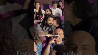 Allu Sneha Reddy Happiness 💕  Allu Arjun Watching Pushpa 2 Movie with Family ytshorts pushpa2 [upl. by Maressa]