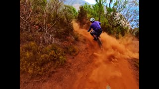 Freeride Madeira on islands east coast  Enduro [upl. by Adnamas940]