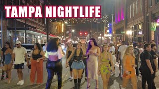 Tampa Florida NightLife  Ybor City Downtown [upl. by Carlee953]