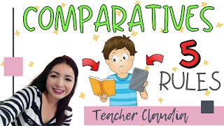 💁 COMO USAR MORE THAN EN INGLES 📚 REGLAS DE COMPARATIVOS EN INGLES 👉 ADJETIVOS COMPARATIVOS [upl. by Sieber232]