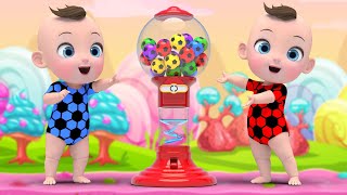 Color balls for toddlers  Itsy bitsy spider amp Rain Rain Go Away more Nursery Rhymes amp Kids Songs [upl. by Beller]