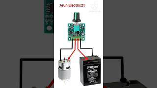 Pwm dc motor speed controller adjusted speed short dcmoter [upl. by Friedly]