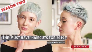 How to Create a Punk Pixie Cut on Episode 63 of HairTube© with Adam Ciaccia [upl. by Oidivo]