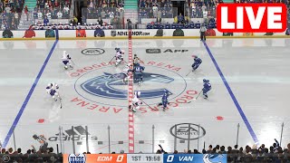 NHL LIVE🔴 Edmonton Oilers vs Vancouver Canucks  Game 7  20th May 2024  NHL Full Match  NHL 24 [upl. by Aitnohs153]