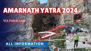 Amarnath Yatra 2024  Amarnath Yatra complete information video amarnathyatra atuldubey [upl. by Eniortna]