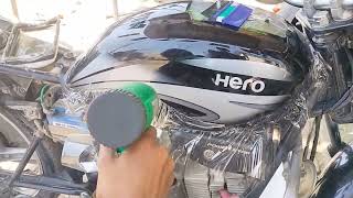 bike lamination bike modify  bike sticker  please like aur subscribe 🙏 [upl. by Hurst812]