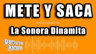 La Sonora Dinamita  Mete Y Saca Versión Karaoke [upl. by Terb]