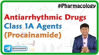 Antiarrhythmic Drugs  Class 1A agents Procainamide [upl. by Maloney]