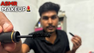 asmr real makeup you roleplay play 🧏 [upl. by Atikam213]