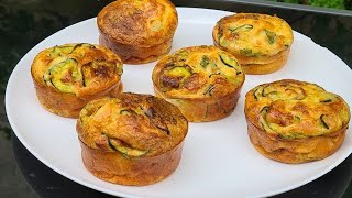 Voici une recette de cakes aux courgettes idéal pour vos repas ✔ recette économique ✔ [upl. by Atisor]