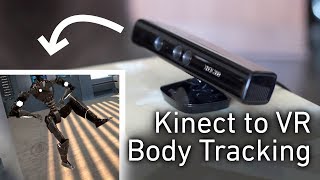 Kinect to VR Body Tracking  Software Review [upl. by Panthia999]