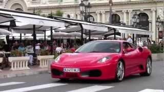 Ferrari F430 passing by in Monaco [upl. by Eadrahs667]