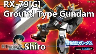 Mobile Suit Gundam Gundam vs Gundam RX79G Ground Type Gundam  Hard Stage  Route A [upl. by Phina]