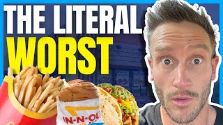 15 Most Unhealthy Fast Food Items to NEVER Order [upl. by Markos]