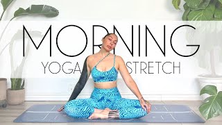 10 Min Beginner Friendly Morning Yoga Stretch  FEEL AMAZING [upl. by Maybelle]