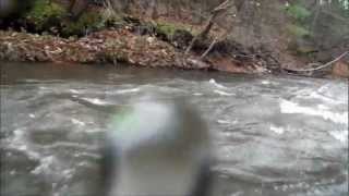 Kayaking Wiconisco Creek Class 2 Rapids [upl. by Sashenka]